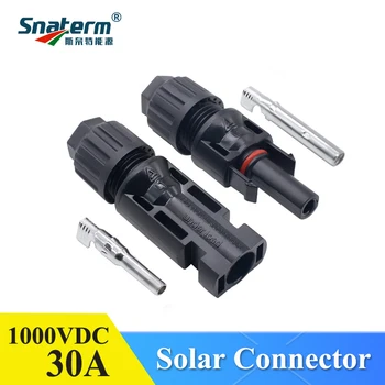 1 Чифт конектори за слънчеви панели IP67 1000Vdc за използване на слънчевата система, штепсельная вилица, уплътняване на кабели, електрически клеми