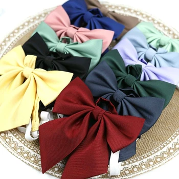 12 едноцветни цветове, шийни шалове JK с голям нос, носи вратовръзка за момичета, тай-чокер за neatest студенти, японски, корейски, училищна форма на риза