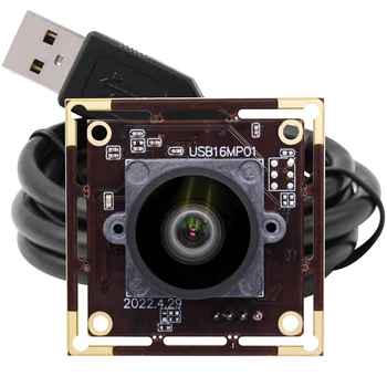 16-Мегапикселов USB модул, уеб камера с Висока Разделителна способност 4656*3496 CMOS IMX298 Сензор, без изкривяване Такса мини камера