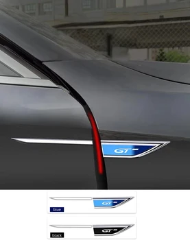 2 елемента метални модифицирани етикети за облицовки на каросерията и крило GT LINE Sportage Peugeot GT GTLine Аксесоари