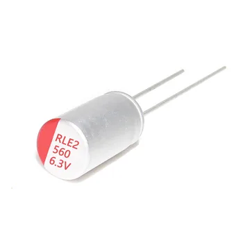 (20PCS) 560 icf 6,3 В изцяло солидни кондензатори 5*11 mm 6,3 560 icf Бързо Зареждане на Къси крачета RL Електролитни кондензатори