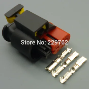 3-Пинов автоматичен турникет кабели Херметичен конектор сензор включете 284425-1 Горивната един пулверизатор Конектори бобина 284426-1