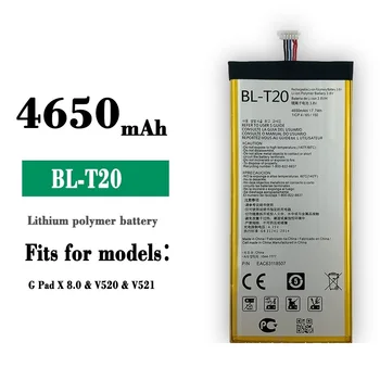 4650 ма BL-T20 за LG G Pad X 8,0 V520 V521 V525 Tablet PC е най-новото производство на висок Клас Батерия + Безплатни инструменти