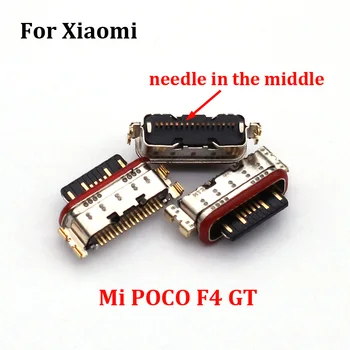 50 бр./лот Тип C USB Конектор за зареждане на портове и съединители Jack Plug зарядно устройство ще захранване на зарядно устройство за Xiaomi Mi POCO F4 GT Pocophone