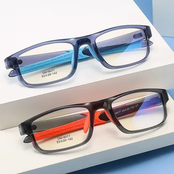 53-20-142 Ультралегкие очила Tr90 на спортни рамки, мъжки и дамски силиконови нескользящие оптични очила