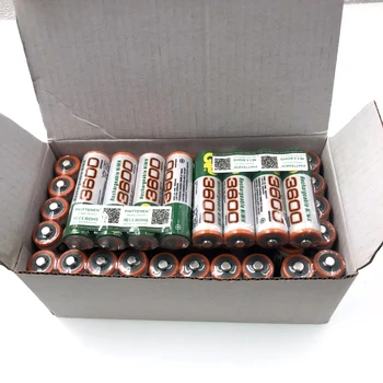 AA батерия 3600mah Литиево-йонна акумулаторна батерия 1,2 В, подходящ за led фенерче, играчка дистанционно управление, мониторинг, безплатна доставка