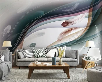beibehang Модерна декоративна живопис на интериора на хола спални ръчно рисувани в скандинавски стил фонови картинки от пера
