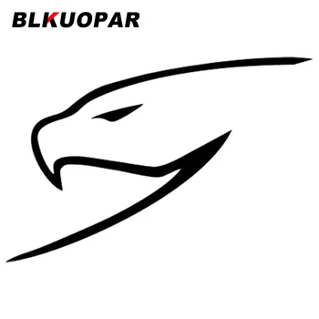 BLKUOPAR за автомобилни стикери Falcon Head, непромокаеми слънчеви стикери, модни окклюзионных драскотини, декор Шлем за лаптоп, стикери за кола