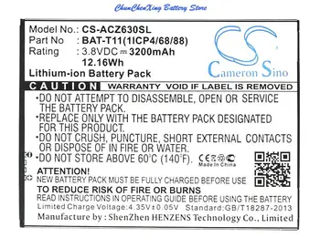 Cameron Sino висок Клас батерия BAT-T11 за Acer Liquid Z630, Liquid Z630S, T04