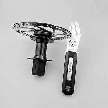 High-performance Преносим Гаечен ключ за ремонт на велосипедни дискове, защитени от ръжда, Инструмент за изравняване на ротора за поддръжка