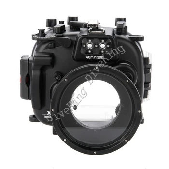 Meikon 40 метра 130 метра Подводен водоустойчив корпус Калъф за камера за гмуркане Fuji Fujifilm X-T1 XT1