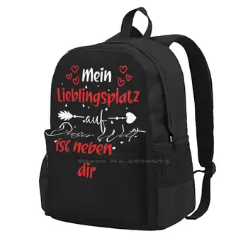Mein Lieblingsplatz Auf Dieser Welt , Ist Neben Dir School Bags For Млади Момичета Laptop Travel Bags Mein Lieblingsplatz Auf