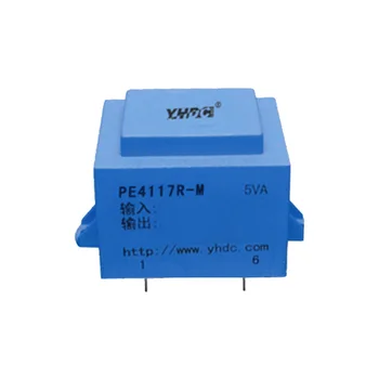 PE4117R-M Мощност 5ВА Вход 110 В Изход 9 На 50-60 Hz, Вакуум епоксидни изолиращ трансформатор за заваряване на печатни платки