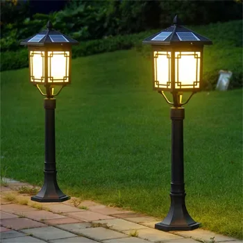 TEMAR Classic Outdoor Lawn Lamp-Light LED Водоустойчиви Електрически Къща за Украса на Градината, на Пистата Вили