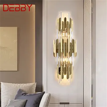 · Стенен монтаж лампа DEBBY Crystal, модерни led стенни лампи за помещения, декоративни осветителни Тела За Дома, Спални