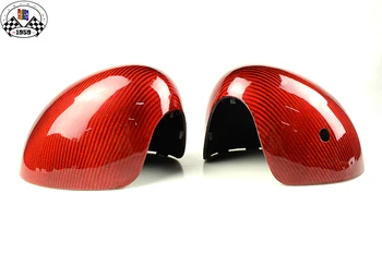 Автоаксесоари и Авточасти Модни бижута Нова Червена Капачка Странични Огледала от Въглеродни Влакна Mini Cooper F54 F55 F56 (2 бр./компл.)