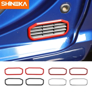 Автомобилни Стикери SHINEKA за Dodge RAM 1500 Декор на вентилационни отвори за излизане на въздух от вратата на колата, подреден пръстен, изработени аксесоари за Dodge RAM 1500 2010 и по-висока