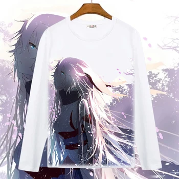 Аниме Honkai Impact 3 Тениска за Cosplay, с Анимационни герои Yae Sakura Kiana Kaslana, Тениска с принтом, Пролетно-Есенна Топ с дълги ръкави с Костюм-риза