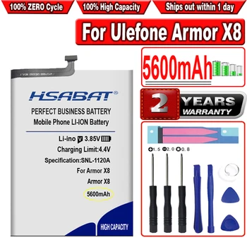 Батерия HSABAT 5600 mah за Ulefone Armor X8 5,7 инча MT6762V/WD