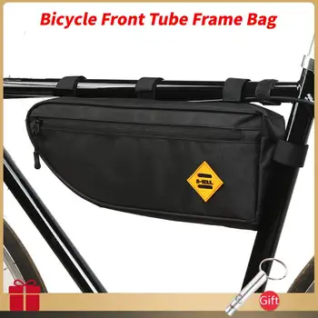 Велосипедна триъгълна чанта за рамката на предната част на тръби от полиестер Колоездене, Чанти Чанта за планински Велосипед Притежателя на Рамката Седельная чанта МТБ Велосипедни Аксесоари