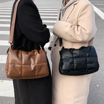 Висококачествена дамска чанта-месинджър от изкуствена кожа, модерен дизайнерски дамски голям чанта-тоут, чанта през рамо за жени, ежедневни чанти