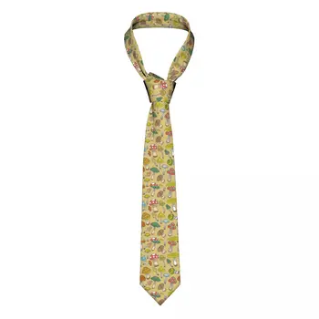 Вратовръзка с гъбен модел за мъже и жени, аксесоари за дрехи