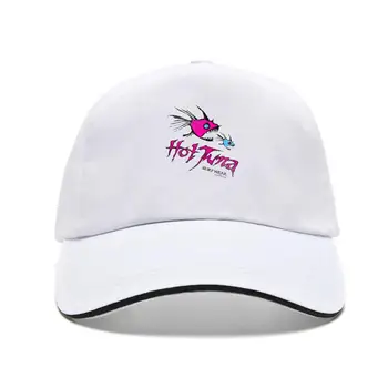 Гореща бейзболна шапка на риба тон - Nom Nom - Бяло, Хит на продажбите, 2022, Нова мода брандираната мъжка бейзболна шапка, однотонная бейзболна шапка от 100% памук, Ежедневни