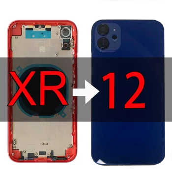 Делото за iPhone XR, корпус от алуминий с кант 12, а на задната част на корпуса за iPhone XR, капак на отделението за батерията H2OK aerospace клас със светкавица