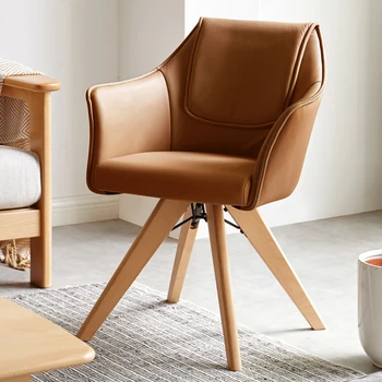 Дървени столове за хол по индивидуален акцент, стол за почивка, дизайнерски стол на един етаж, офис мобилна дизайнерски мебели Poltronas YX50LC