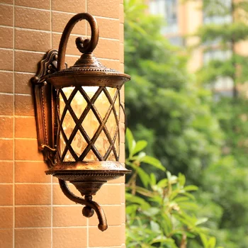 Европейският Стил на Външни led осветление стена Реколта на Вила Външно водонепроницаемое осветление Балкон Преминаване Къща с Градина на Верандата на осветителни Тела
