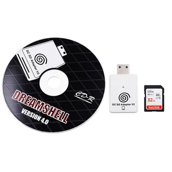 За SEGA Dreamcast четец за карти Micro SD TF с CD DC SD адаптер с ботуш DreamShell V4.0 За четене на игри, Игрови аксесоари