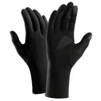 Зимни Топли ръкавици за сензорен екран Колоездене Ски Риболов Пълна защита на дланите Ветроупорен мъжки, дамски вело ръкавици Спортни ръкавици на открито