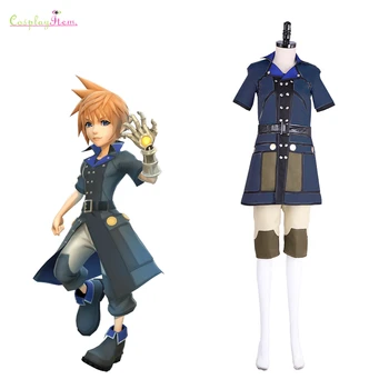 Играта Final Fantasy Ланн Cosplay костюм Ланн синя униформа костюм по поръчка за мъжете и възрастни