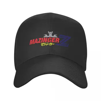 Класическата бейзболна шапка с логото на Mazinger Z за жени и мъже, дишаща японската шапка на татко от аниме 