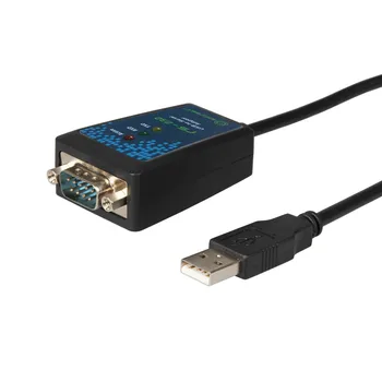 Компютърни кабели и конектори, USB, RS232 Адаптер USB 2.0 порт RS-232 (9-пинов) Сериен кабел DB9 с набор от FTDI чип Поддържа Win10