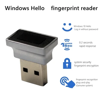 Метален модел на USB четец на пръстови отпечатъци win10 настолен лаптоп Windows Здравей login win11