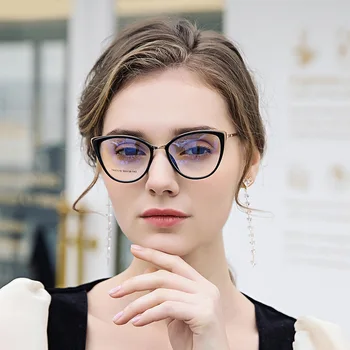 Метални Рамки за очила с защита от синя светлина 