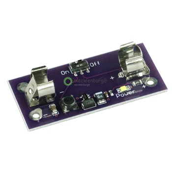 Модул захранване LilyPad AAA Батерия нагоре напрежение до 5, конвертор за Arduino