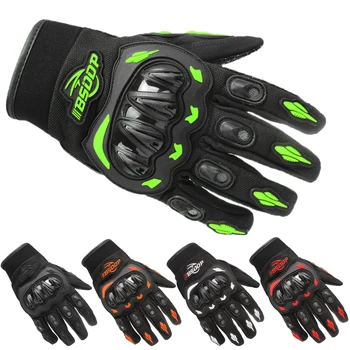 Мотоциклетни ръкавици, дишащи състезателни ръкавици с пълни пръсти, Защита за спортове на открито, Ръкавици за езда, ръкавици за мотокрос Guantes Мото