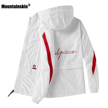 Мъжко яке с качулка Mountainskin, лятно ново мъжко слънцезащитно коварен дышащее палто, ежедневни якета за спортове на открито, мъжки SA915