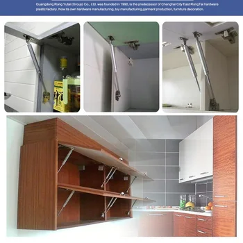 Налягане 20N-300N Мебели за дома линия Изкачване, врата на кухненски шкаф Въздушно разчита Хидравлична газова пружина за задържане на инструменти за дома