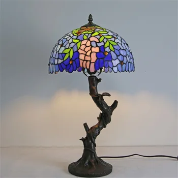 Настолна лампа TEMAR Тифани с Модерен и креативен декоративен модел, led лампа за Дома, Спални