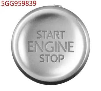 Нов 5GG959839 Ключа за Запалване в Старт / Стоп на Двигателя Хром За VW Golf 7 MK7 VII резервни Части За Ключа за Стартиране Без ключ
