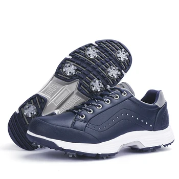 Нова мода водоустойчив мъжки обувки за голф, леки маратонки за голф, градинска, спортни обувки, мъжки обувки за голф