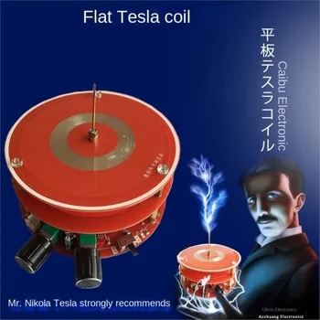 Нова музикална серпентина Tesla Плосък TC Plasma Arc Светкавица Generator Експериментална технология за безжичен пренос на данни, Играчка модел