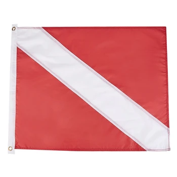 Новост-Флаг За гмуркане Сигнален Флаг Лодка За Гмуркане Сигнален Флаг на Плувка За Подводно Гмуркане И Подводен риболов