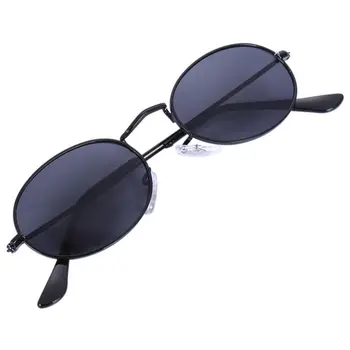 Овални слънчеви очила за мъже и жени, реколта мъжки дамски ретро слънчеви очила с кръгли очила S8006