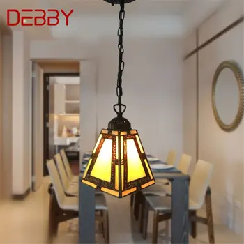 Окачен лампа DEBBY в ретро стил, модерен led творчески лампа, декоративни осветителни тела за дома хол, трапезария