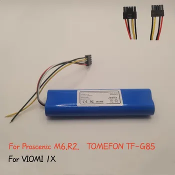 Оригинален 14.4V3500mAh за Proscenic M6.R2.TOMEFON TF-G85.VIOMI 1X резервни части за батерията, прахосмукачка