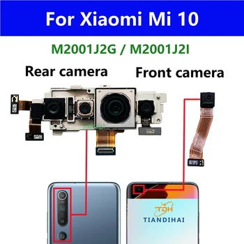 Оригиналната Задна Предна Камера За Xiaomi Mi 10 Mi10 5G M2001J2G M2001J2I Задната част на Основната Голяма Камера, Модул Гъвкав Кабел, Резервни Части
